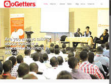 Tablet Screenshot of go-getters.co.uk